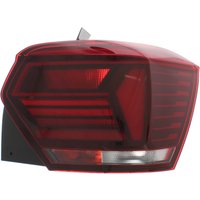 Rear Lamp - P21w X 2 Py21w H21w - Rear Right Hand - Single - Dark Red/clear - Non-led Type; Excl. Bulbs & Bulb Holder TRUPART Fits: VOLKSWAGEN POLO