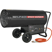 SEALEY Space Warmer® Propane Heater 210, 000-400, 000Btu/hr | LP401 | GSF Car Parts