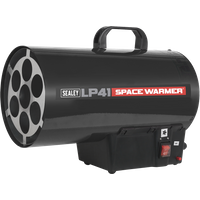 SEALEY Space Warmer® Propane Heater 40, 500Btu/hr(11.5Kw) | LP41 | GSF Car Parts