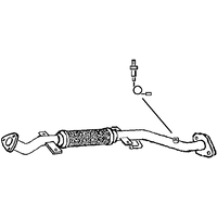 A2A Nissan Almera Exhaust Pipe | GSF Car Parts