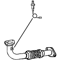 A2A Hyundai I30 Exhaust Pipe | GSF Car Parts