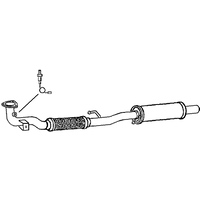 A2A Seat Ibiza Middle Box/silencer | GSF Car Parts