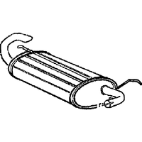 A2A Land Rover Freelander Rear Box/silencer | GSF Car Parts