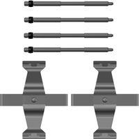 Delphi BMW 5 Series Rear Brake Pad Fitting Kit | LX0785 | GSF Car Parts
