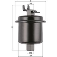 Fuel Filter - In-line MAHLE Fits: ROVER 400 II (RT)