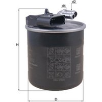 MAHLE Mercedes-Benz Marco Polo Fuel Filter - In-Line | KL950 | GSF Car Parts
