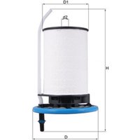 MAHLE Fuel Filter - Insert | KX398 | GSF Car Parts