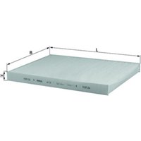 MAHLE Audi A3 Cabin Filter - Particulate Filter | LA31 | GSF Car Parts