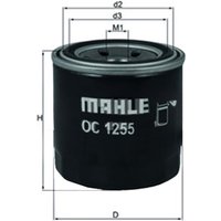 MAHLE Hyundai Tucson Oil Filter - Screw On | OC1255 | GSF Car Parts