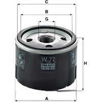 MANN Maserati Ghibli Oil Filter | W77 | GSF Car Parts