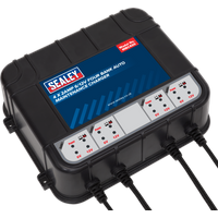 SEALEY Four Bank 6/12V 8A (4 X 2A) Auto Maintenance Charger | MBC420 | GSF Car Parts