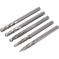 SEALEY Micro Carbide Burr Set 5Pc | MCBSET01 | GSF Car Parts