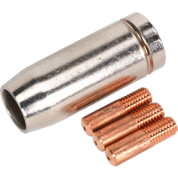 SEALEY Conical Nozzle X 1 Contact Tip 0.8mm X 3 Mb14 | MIG954 | GSF Car Parts