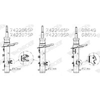 MONROE Peugeot 2008 Shock Absorber | 742206SP | GSF Car Parts