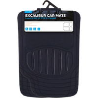 JRP Excalibur Pvc & Carpet Mat Set Black | MR400 | GSF Car Parts
