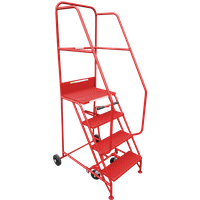 SEALEY Mobile Safety Steps 4-Tread | MSS04 | GSF Car Parts