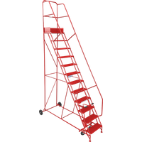 SEALEY Mobile Safety Steps 12-Tread | MSS12 | GSF Car Parts