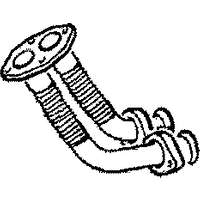 Klarius Mercedes-Benz 123 Exhaust- Exhaust Pipe | MZ160J | GSF Car Parts