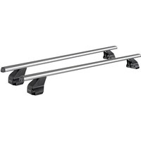 Aluminium Roof Bar Set Silver 112cm 04g MENABO MITSUBISHI MIRAGE 1.2