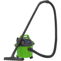 SEALEY Vacuum Cleaner Wet & Dry 10L 1000W/230V - Green | PC102HV | GSF Car Parts