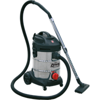 SEALEY Vacuum Cleaner Industrial 30L 1400W/230V Stainless Drum | PC300SD | GSF Car Parts