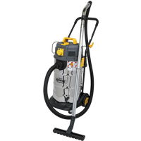 SEALEY Vacuum Cleaner Industrial Dust-Free Wet/dry 38L 1100W/110V Stainless Steel Drum M Class Filtration | PC380M110V | GSF Car Parts