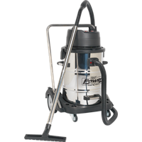 SEALEY Vacuum Cleaner Industrial Wet & Dry 77L Stainless Steel Drum With Swivel Emptying 2400W | PC477 | GSF Car Parts