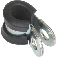 SEALEY P-Clip Rubber Lined Ø8mm Pack Of 25 | PCJ8 | GSF Car Parts