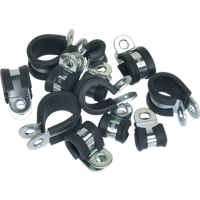 SEALEY P-Clip Rubber Lined Assortment 60Pc | PCJASS | GSF Car Parts