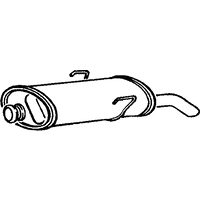 A2A Citroen Saxo Rear Box/silencer | GSF Car Parts