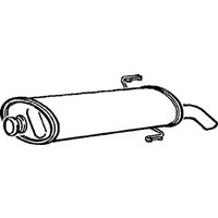 Rear Pipe/silencer A2a Fits: PEUGEOT 306