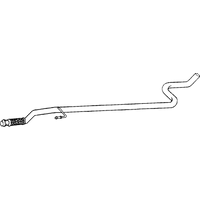 Exhaust Pipe A2a Fits: PEUGEOT 207