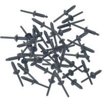 SEALEY Plastic Rivet Ø5 X 15.8mm Pack Of 50 | PR003 | GSF Car Parts