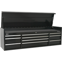 SEALEY Topchest 10 Drawer 1830mm Extra-Wide Heavy-Duty Black | PTB181510 | GSF Car Parts