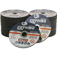 SEALEY Cutting Disc Pack Of 50 Ø100 X 3mm Ø16mm Bore | PTC/100C50 | GSF Car Parts