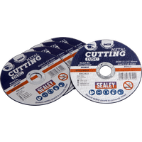 SEALEY Cutting Disc Ø100 X 1.2mm Ø16mm Bore Pack Of 5 | PTC/100CET5 | GSF Car Parts