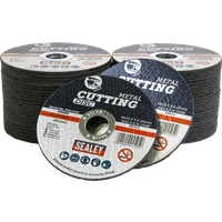 SEALEY Cutting Disc Pack Of 50 Ø115 X 3mm Ø22mm Bore | PTC/115C50 | GSF Car Parts