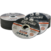 SEALEY Cutting Disc Pack Of 50 Ø115 X 1.6mm Ø22mm Bore | PTC/115CT50 | GSF Car Parts