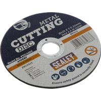 SEALEY Cutting Disc Ø125 X 3mm Ø22mm Bore | PTC/125C | GSF Car Parts