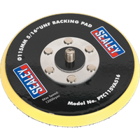 SEALEY Hook-And-Loop Backing Pad Ø115mm 5/16"unf | PTC115VA516 | GSF Car Parts