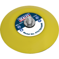 SEALEY Hook-And-Loop Backing Pad Ø71mm M6 X 1mm | PTC75VAM6 | GSF Car Parts