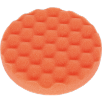 SEALEY Buffing & Polishing Foam Head Hook & Loop Ø150 X 25mm Orange/firm | PTCCHW150O | GSF Car Parts