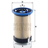 MANN Volkswagen Passat Alltrack Fuel Filter - Insert | PU8015 | GSF Car Parts