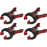 SEALEY Ratchet Clamp 45mm 4Pc Set | RC504 | GSF Car Parts