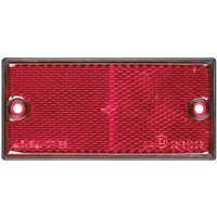 Pair Red Reflectors 106x51x8mm Ring
