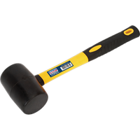 SEALEY Rubber Mallet 1Lb With Fibreglass Shaft | RMB100 | GSF Car Parts