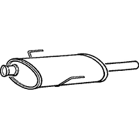 Klarius Renault Espace Exhaust- Middle Box/silencer | RN704Q | GSF Car Parts