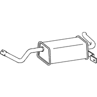 A2A Renault Modus Rear Box/silencer | GSF Car Parts