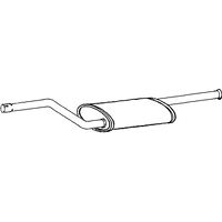 Klarius Renault Espace Exhaust- Middle Box/silencer | RN868B | GSF Car Parts