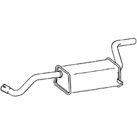 A2A Renault Modus Rear Box/silencer | GSF Car Parts